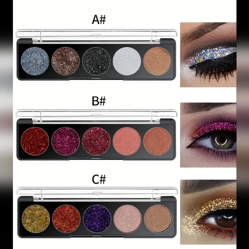 Glitter Eyeshadow NEW Color PALLATE A - Picture 3 of 3